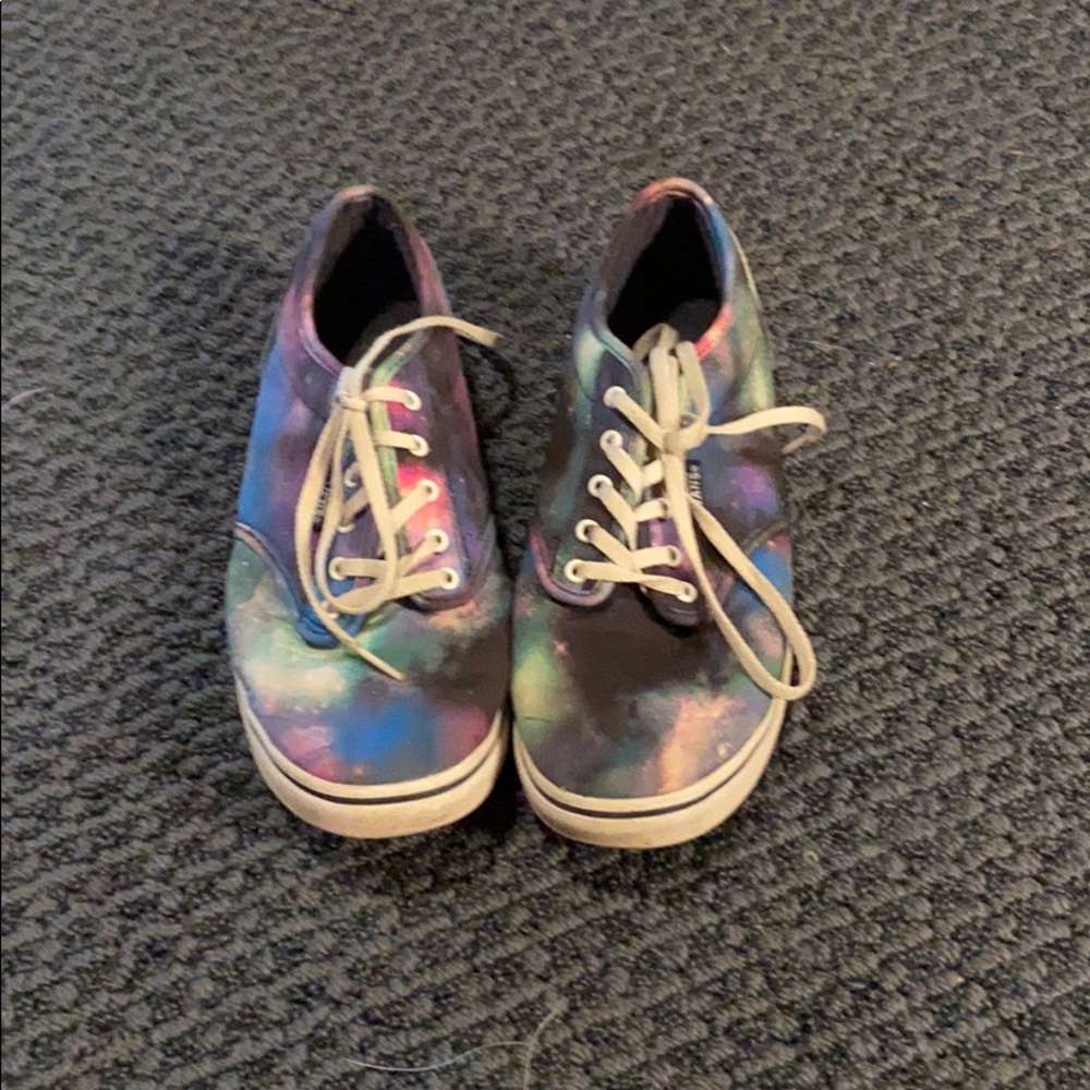 Galaxy print vans